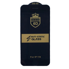 Захисне Скло 6D Anti-static iPhone 7 Plus /8 Plus, чорний