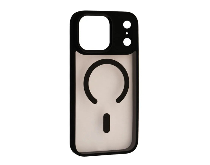 Чехол-силикон CRISTAL GUARD MagSafe Case iPhone 17 Pro Max, черный