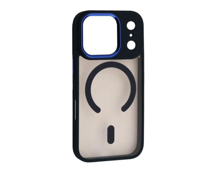 Чехол-силикон CRISTAL GUARD MagSafe Case iPhone 17 Pro Max, темно-синий