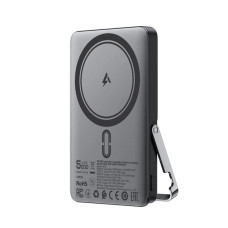 Портативная батарея (Power Bank) Acefast M16 PD18W MagSafe wireless with stand 5000mAh, черная