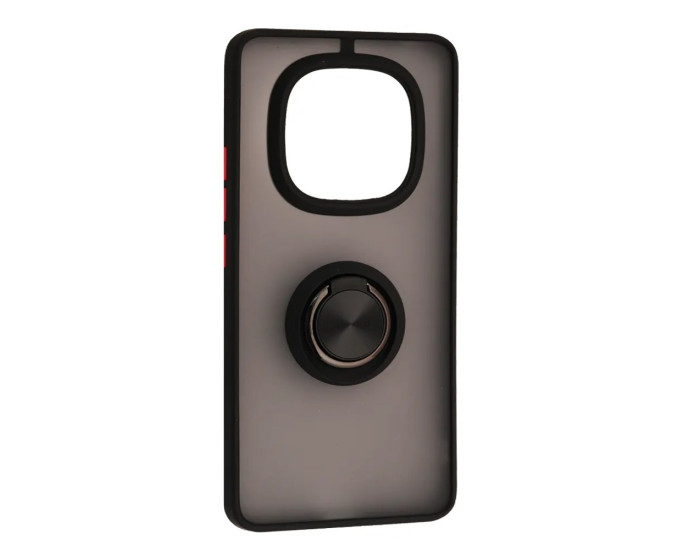 Чохол-силікон Gingle Ring Case Xiaomi Redmi Note 15 Pro Plus 5G, чорний