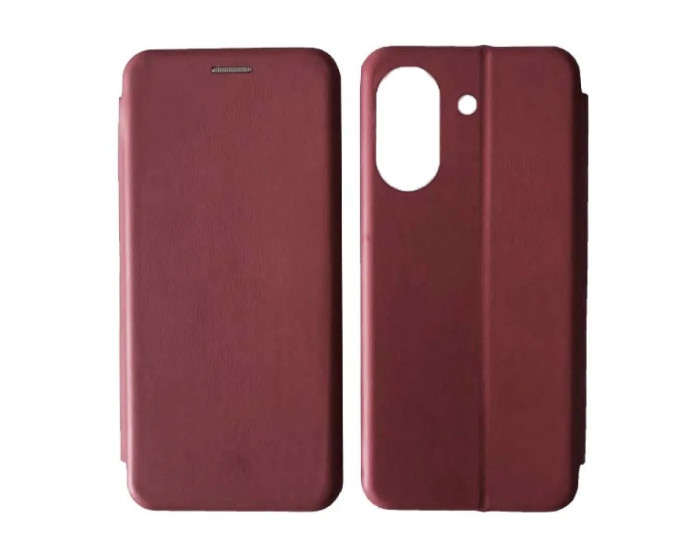 Чохол-книга Level Xiaomi Redmi 13C /Poco C65, Marsala