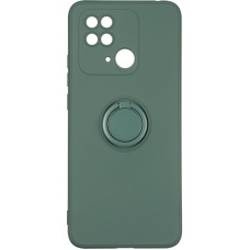 Чохол-силікон Gelius Ring Holder Case Xiaomi Redmi 10c, Dark green