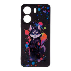 Чехол-силикон Gelius Print Case UV Xiaomi Redmi 13C, Street husky