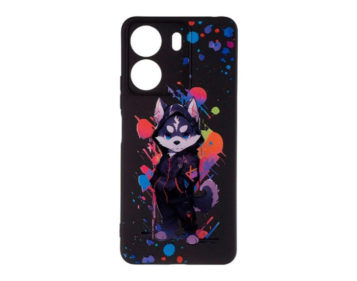Чехол-силикон Gelius Print Case UV Xiaomi Redmi 13C, Street husky