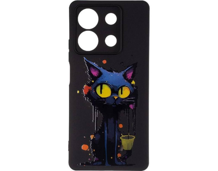 Чохол-силікон Gelius Print Case UV Xiaomi Redmi Note 13 5G, Cat