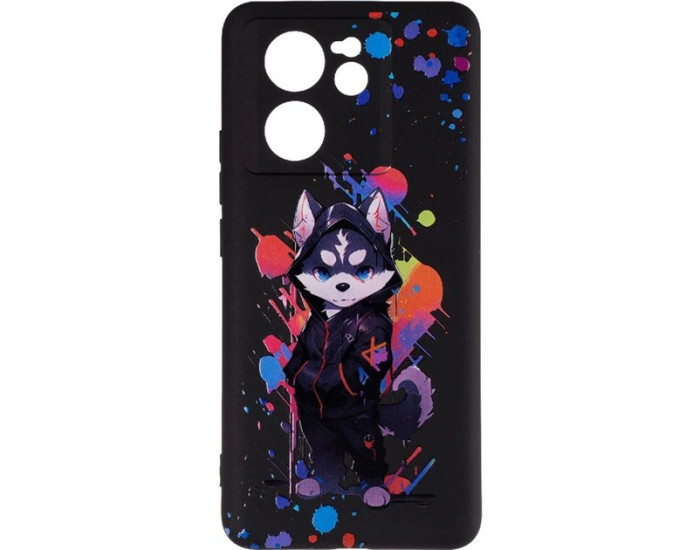 Чохол-силікон Gelius Print Case UV Xiaomi 13T, Street huskey