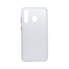 Чехол-силикон Gingle Matte Case Xiaomi Redmi Note 8 (White/ Red)