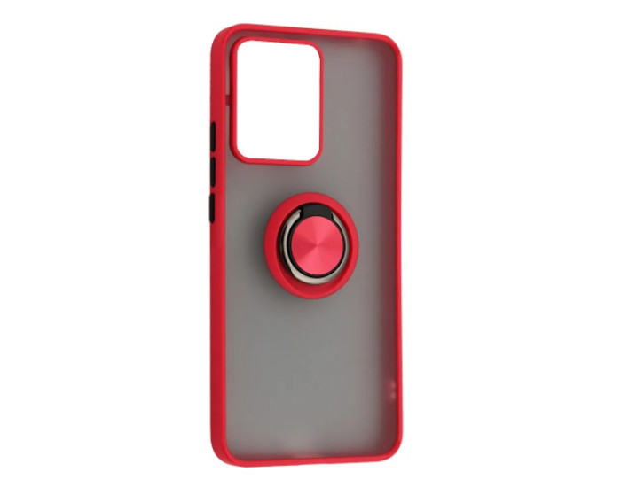 Чохол-силікон Gingle Ring Case Xiaomi Redmi Note 13 Pro 4G, Red