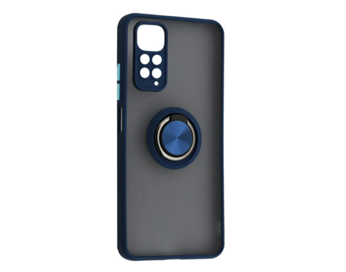 Чохол-силікон Gingle Ring Case Xiaomi Redmi Note 11/11s, Blue