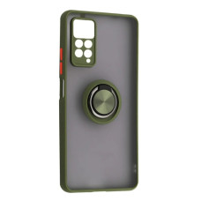 Чохол-силікон Gingle Ring Case Xiaomi Redmi Note 11/11s, Khaki