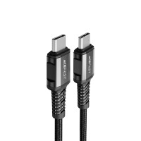 Кабель USB-C Acefast C1-03 Data cable Type-C to Type-C PD (60W/1.2m) черный