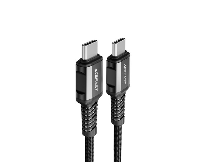 Кабель USB-C Acefast C1-03 Data cable Type-C to Type-C PD (60W/1.2m) черный