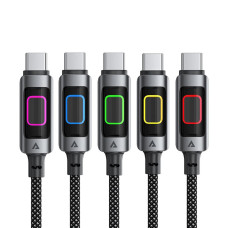 Кабель USB-C Acefast C21-03 Data cable Type-C to Type-C (60W/1.2m) чорний