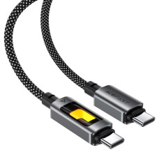 Кабель USB-C Acefast C21-03 Data cable Type-C to Type-C (60W/1.2m) чорний
