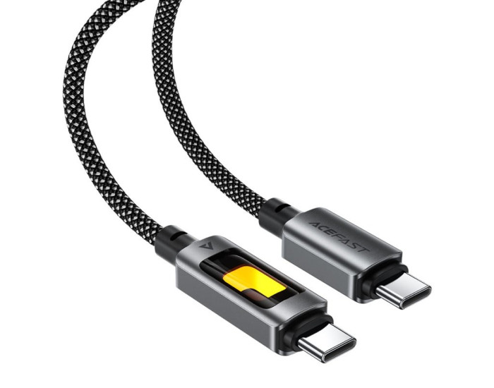 Кабель USB-C Acefast C21-03 Data cable Type-C to Type-C (60W/1.2m) чорний