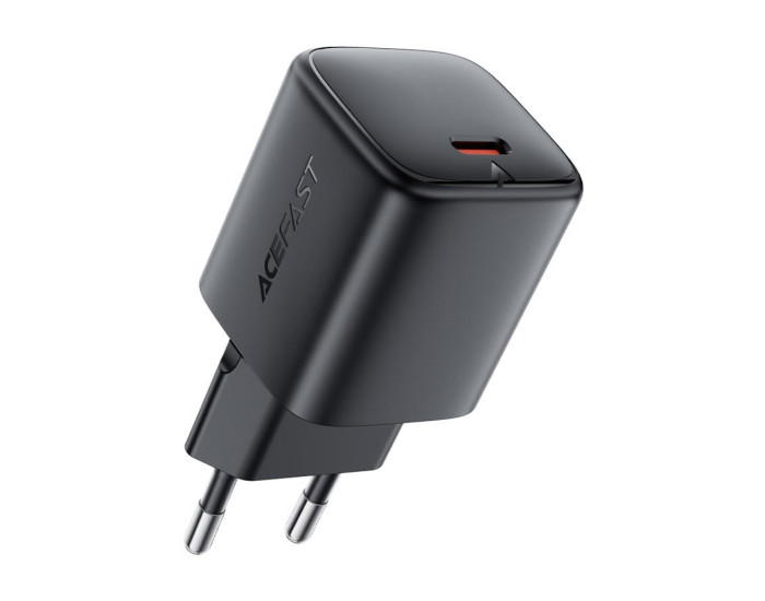 Мережеве зарядний пристрій Acefast A119 mini Type-C PD45W GaN, чорне
