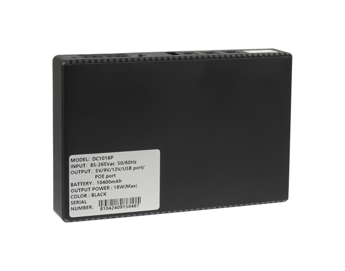 Джерело безперебійного харчування DC1018P 12V/ 9V/ 5V 10400 mAh