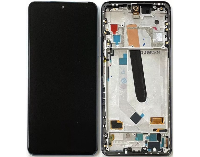 Дисплей с сенсорным экраном (модуль) Xiaomi Mi 11i /Poco F3 /Redmi K40, черный с рамкой, OLED