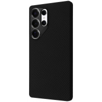 Чохол-силікон Proove Carbon Slim with MagSafe Ring Samsung S25 Ultra, чорний
