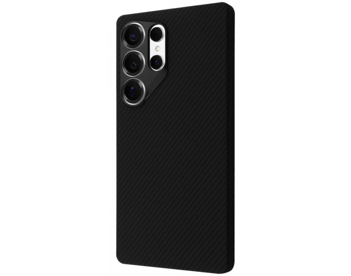Чохол-силікон Proove Carbon Slim with MagSafe Ring Samsung S25 Ultra, чорний