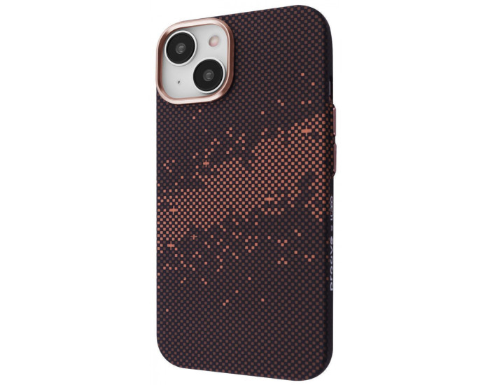 Чохол-силікон Proove Gleam Case with MagSafe Ring iPhone 14, Milky way