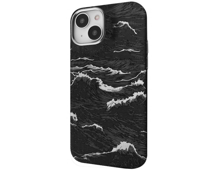 Чохол-силікон Proove Gleam Case with MagSafe Ring iPhone 14, Black ocean
