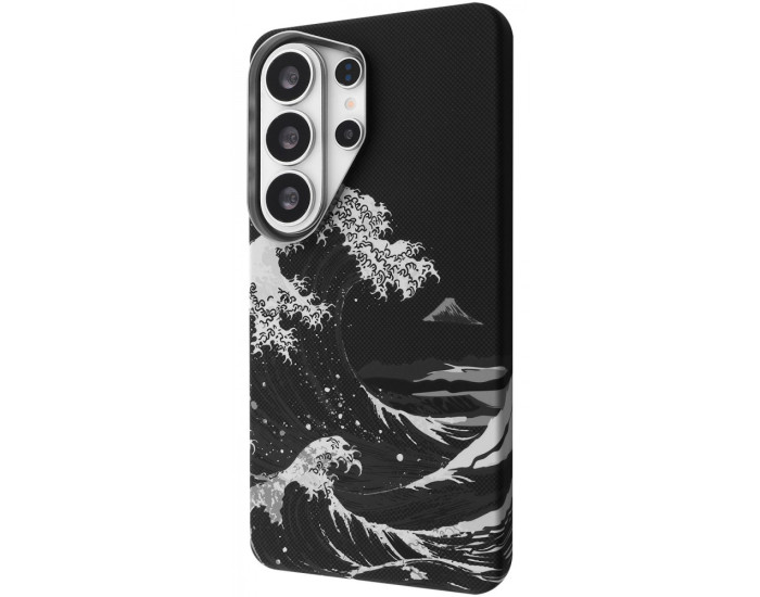 Чохол-силікон Proove Gleam Case with MagSafe Ring Samsung S26 Ultra, Silver storm