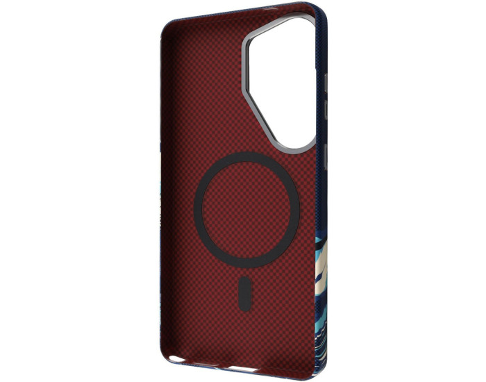 Чохол-силікон Proove Gleam Case with MagSafe Ring Samsung S26 Ultra, Silver storm