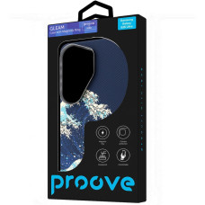 Чохол-силікон Proove Gleam Case with MagSafe Ring Samsung S26 Ultra, White waves
