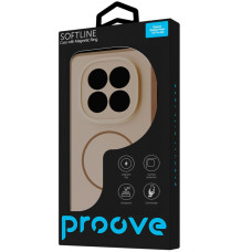 Чохол-силікон Proove Softline Case with MagSafe Ring Xiaomi Redmi Note 15 4G, бежевий