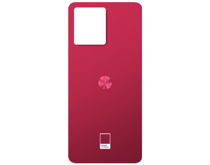Задняя панель корпуса для Motorola XT2347-2 Moto G84, красная, оригинал