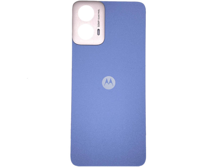 Задняя панель корпуса для Motorola XT2363 Moto G34, синяя
