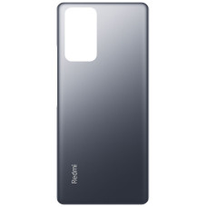 Задня панель корпуси для Xiaomi Redmi Note 10 Pro 4G /Redmi Note 10 Pro Max, сіра глянцева