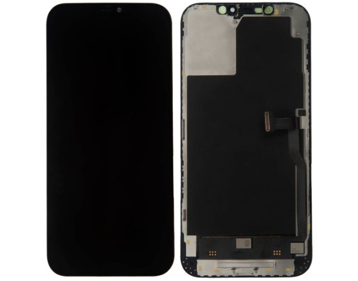 Дисплей з сенсорним екраном (модуль) iPhone 12 Pro Max, чорний, OLED OEM Hard, DD