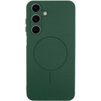 Чехол-силикон Lakshmi Full Camera with MagSafe Samsung A27, темно-зеленый