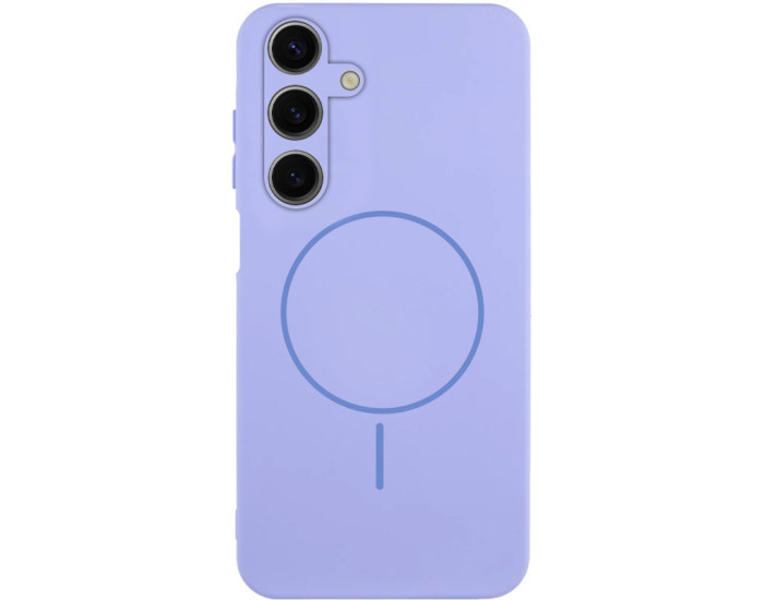 Чехол-силикон Lakshmi Full Camera with MagSafe Samsung A27, сиреневый