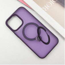 Чохол-силікон Ummi Colorful with MagSafe HQ Ring iPhone 14 Pro Max, фіолетовий
