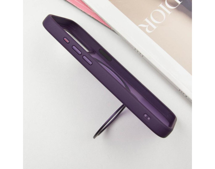 Чехол-силикон Ummi Colorful with MagSafe HQ Ring iPhone 14 Pro Max, фиолетовый