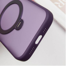 Чохол-силікон Ummi Colorful with MagSafe HQ Ring iPhone 14 Pro Max, фіолетовий
