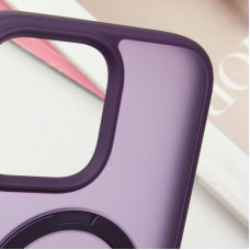 Чохол-силікон Ummi Colorful with MagSafe HQ Ring iPhone 14 Pro Max, фіолетовий
