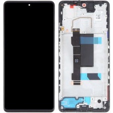 Дисплей з сенсорним екраном (модуль) Xiaomi Redmi Note 12 Pro 5G /Poco X5 Pro 5G, чорний з рамкою, OLED
