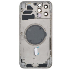 Корпус для iPhone 12 Pro Max з тримачем SIM карти, з бічними кнопками, White