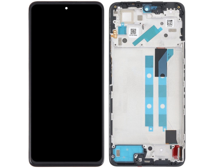 Дисплей з сенсорним екраном (модуль) Xiaomi Redmi Note 12 Pro 4G, чорний з рамкою, оригінал