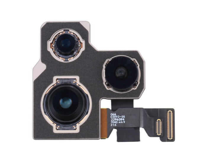 Камера для iPhone 14 Pro, 48MP+12MP+12MP з шлейфом, основна, оригінал