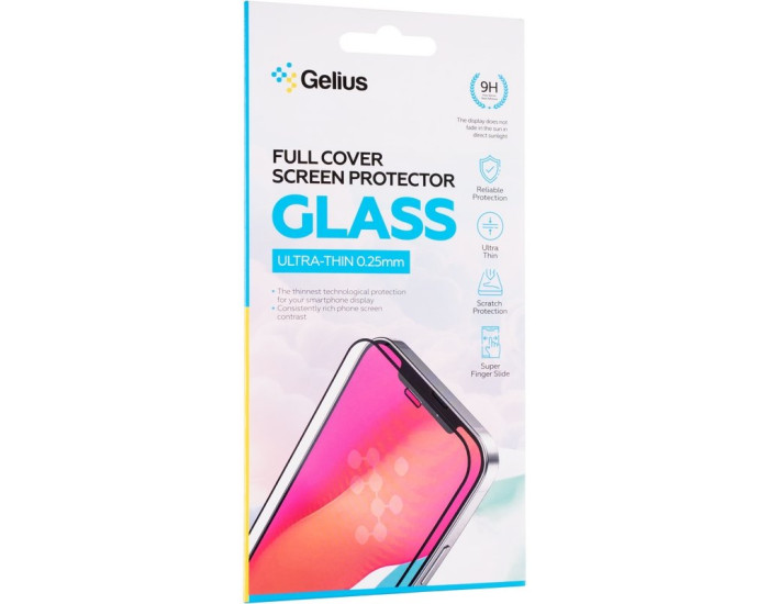 Захисне Скло Gelius Full Cover Ultra-Thin 0.25mm Xiaomi Redmi 15C EU 173mm, Black