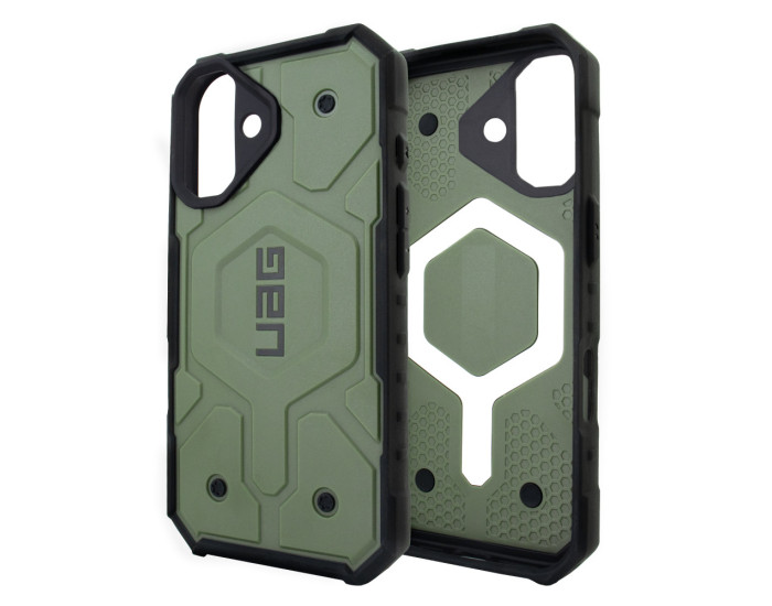 Чохол-силікон протиударний UAG NEW PATHFINDER COLORS MAGSAFE iPhone 16, Зелений