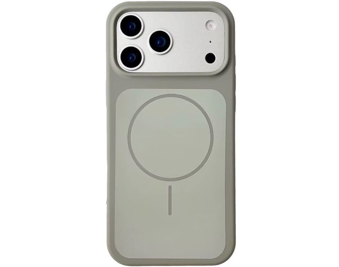 Чохол-силікон Silk Duo Color with MagSafe iPhone 17 Pro Max, Сірий