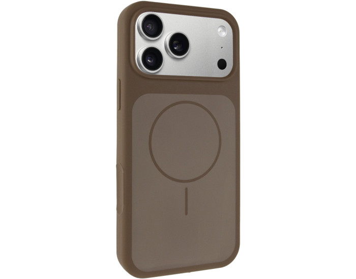 Чохол-силікон Silk Duo Color with MagSafe iPhone 17 Pro Max, Коричневий
