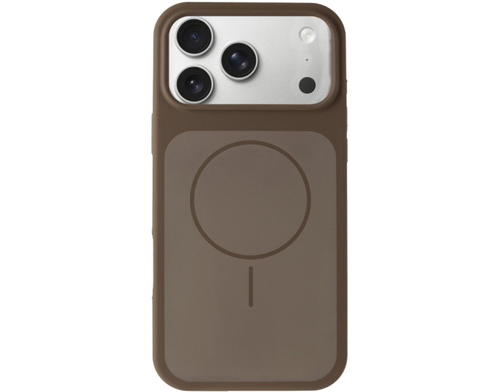 Чохол-силікон Silk Duo Color with MagSafe iPhone 17 Pro Max, Коричневий